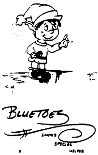 BLUETOES SANTA'S SPECIAL HELPER