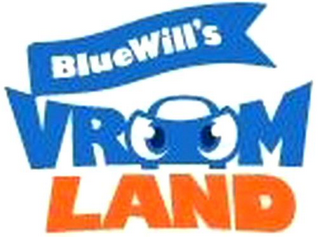 BLUEWILL'S VROOM LAND logo