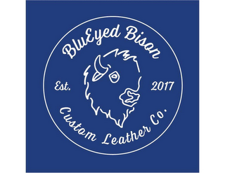 BLUEYED BISON CUSTOM LEATHER CO. EST. 2017 logo