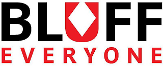BLUFF EVERYONE logo