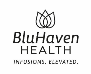 BLUHAVEN HEALTH INFUSIONS. ELEVATED. logo