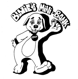BLUIE'S MINI-BANK $1.00 logo