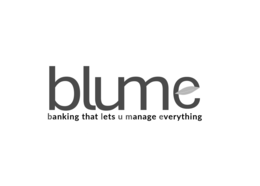 BLUME BANKING THAT LETS U MANAGE EVERYTHING logo