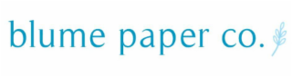 BLUME PAPER CO. logo