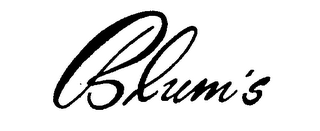 BLUM'S logo