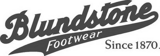 BLUNDSTONE FOOTWEAR SINCE 1870. logo