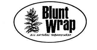 BLUNT WRAP ALL NATURAL TOBACCO WRAP logo