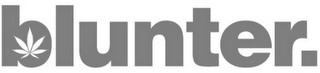 BLUNTER. logo