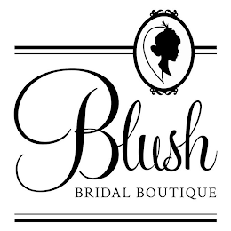 BLUSH BRIDAL BOUTIQUE logo