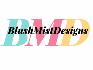 BLUSH MIST DESIGNS BMD logo