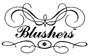 BLUSHERS SEX, LOVE, & ROMANCE TRIVIA QUESTIONS FIRST EDITION logo