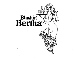 BLUSHIN' BERTHA logo