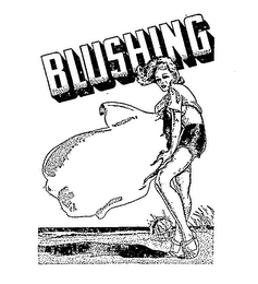 BLUSHING logo