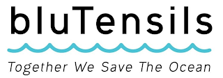 BLUTENSILS TOGETHER WE SAVE THE OCEAN logo
