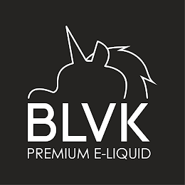 BLVK PREMIUM E-LIQUID logo