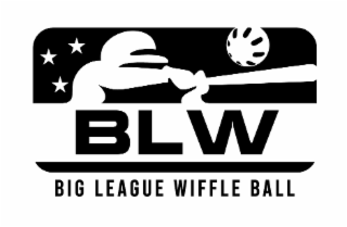 BLW BIG LEAGUE WIFFLE BALL logo