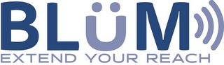 BLÜM EXTEND YOUR REACH logo