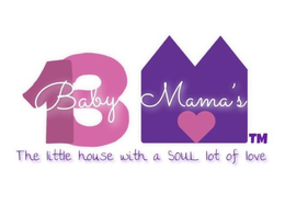 BM BABY MAMA'S THE LITTLE HOUSE WITH A SOUL LOT OF LOVE. logo