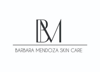 BM BARBARA MENDOZA SKIN CARE logo