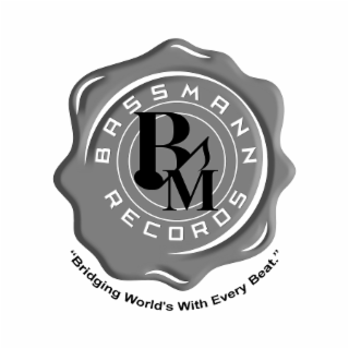 BM BASSMANN RECORDS "BRIDGING WORLD'S WITH EVERY BEAT." logo
