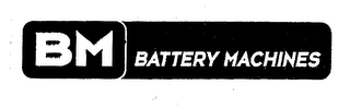 BM BATTERY MACHINES logo