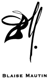 BM. BLAISE MAUTIN logo