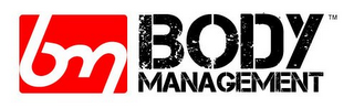 BM BODY MANAGEMENT logo