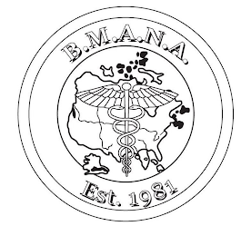 B.M.A.N.A. EST. 1981 logo