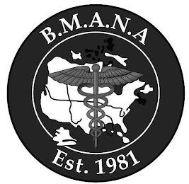 B.M.A.N.A. EST. 1981 logo