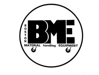 BME BOSTON MATERIAL HANDLING EQUIPMENT logo