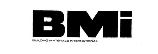 BMI BUILDING MATERIALS INTERNATIONAL logo