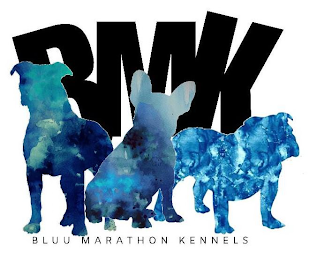 BMK , BLUU MARATHON KENNELS logo