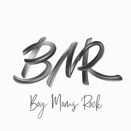 BMR BOY MOMS ROCK logo