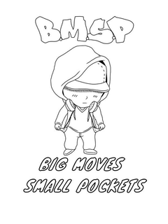 B.M.S.P BIG MOVES SMALL POCKETS logo
