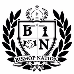BN BISHOP NATION logo