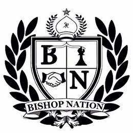 BN BISHOP NATION logo