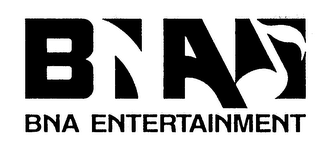 BNA BNA ENTERTAINMENT logo