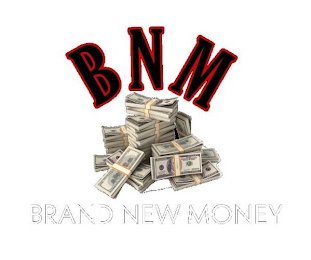 BNM BRAND NEW MONEY logo