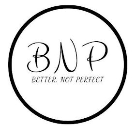 BNP BETTER, NOT PERFECT logo