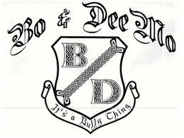 BO & DEE MO B D IT'S A BULLY THING logo