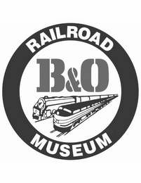 B&O RAILROAD MUSEUM logo