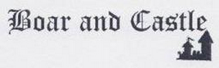 BOAR AND CASTLE logo