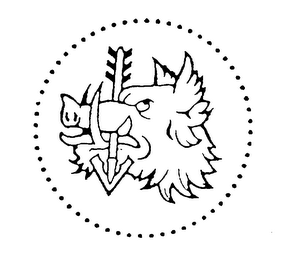 BOAR HEAD WITH ARROW logo