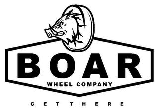 BOAR WHEEL COMPANY GET THERE logo