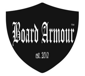 BOARD ARMOUR, EST. 2010 logo