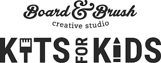 BOARD & BRUSH CREATIVE STUDIO KITS FOR KIDS logo