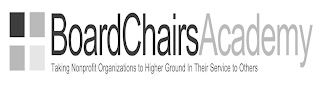 BOARD CHAIRS ACADEMY TAKING NONPROFIT ORGANIZATIONS TO HIGHER GROUND IN THEIR SERVICE TO OTHERS logo
