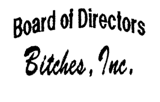 BOARD OF DIRECTORS BITCHES, INC. logo