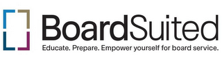 BOARD SUITED EDUCATE. PREPARE. EMPOWER YOURSELF FOR BOARD SERVICE. logo