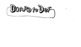 BOARD TO DEF logo